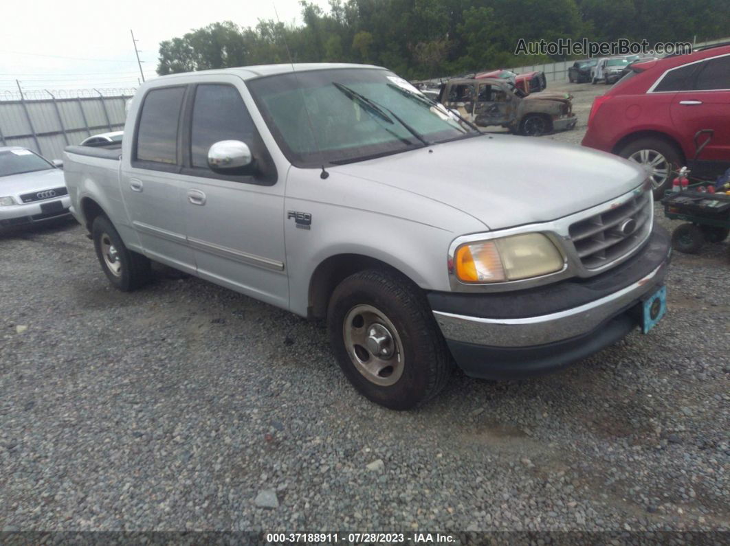 2001 Ford F-150 Supercrew Xlt/lariat Gray vin: 1FTRW07W91KF74408