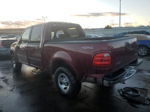 2003 Ford F150 Supercrew Burgundy vin: 1FTRW08623KB95073