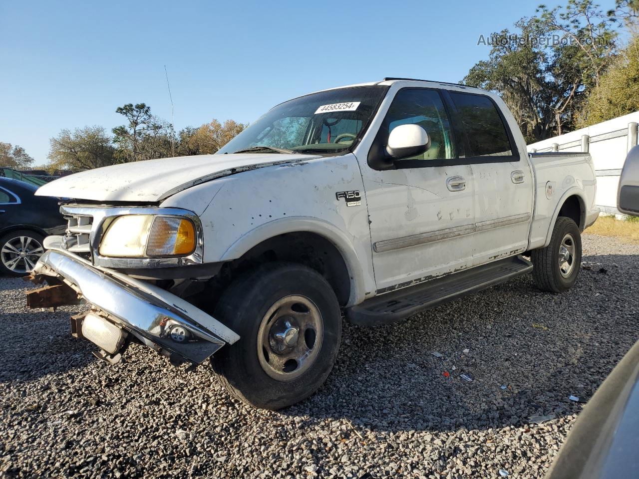 2003 Ford F150 Supercrew White vin: 1FTRW08673KC82046