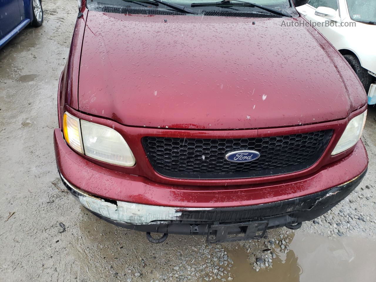 2003 Ford F150 Supercrew Burgundy vin: 1FTRW08693KB82773