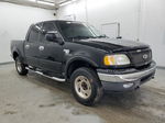 2003 Ford F150 Supercrew Black vin: 1FTRW086X3KB66825