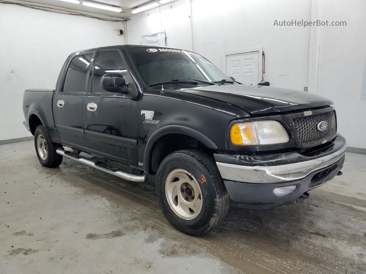 2003 Ford F150 Supercrew Black vin: 1FTRW086X3KB66825