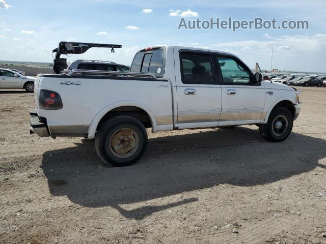 2001 Ford F150 Supercrew Белый vin: 1FTRW08L01KA53159