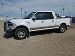 2001 Ford F150 Supercrew White vin: 1FTRW08L01KA53159