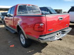 2001 Ford F150 Supercrew Красный vin: 1FTRW08L01KB33271