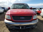 2001 Ford F150 Supercrew Красный vin: 1FTRW08L01KB33271