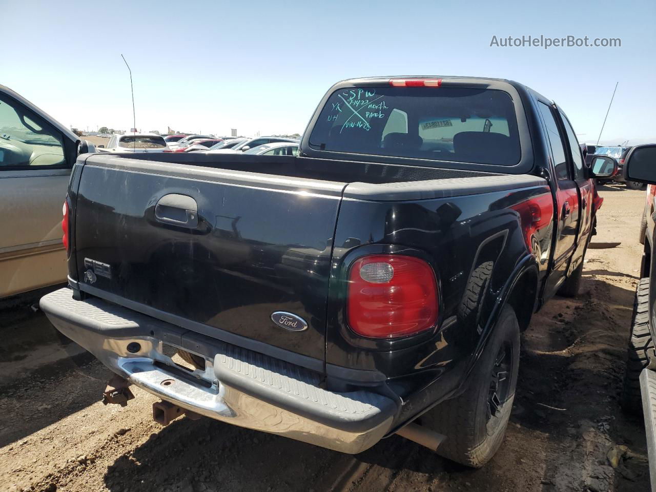 2001 Ford F150 Supercrew Black vin: 1FTRW08L01KC11628