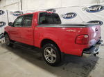 2001 Ford F150 Supercrew Red vin: 1FTRW08L01KD57186