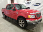 2001 Ford F150 Supercrew Red vin: 1FTRW08L01KD57186