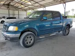 2001 Ford F150 Supercrew Бирюзовый vin: 1FTRW08L01KE32338