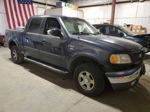 2001 Ford F150 Supercrew Blue vin: 1FTRW08L01KF60059