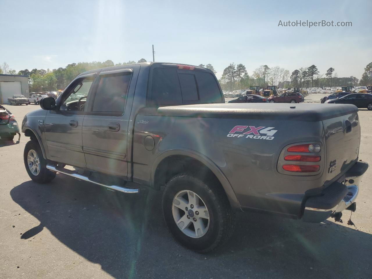 2003 Ford F150 Supercrew Gray vin: 1FTRW08L03KA30449