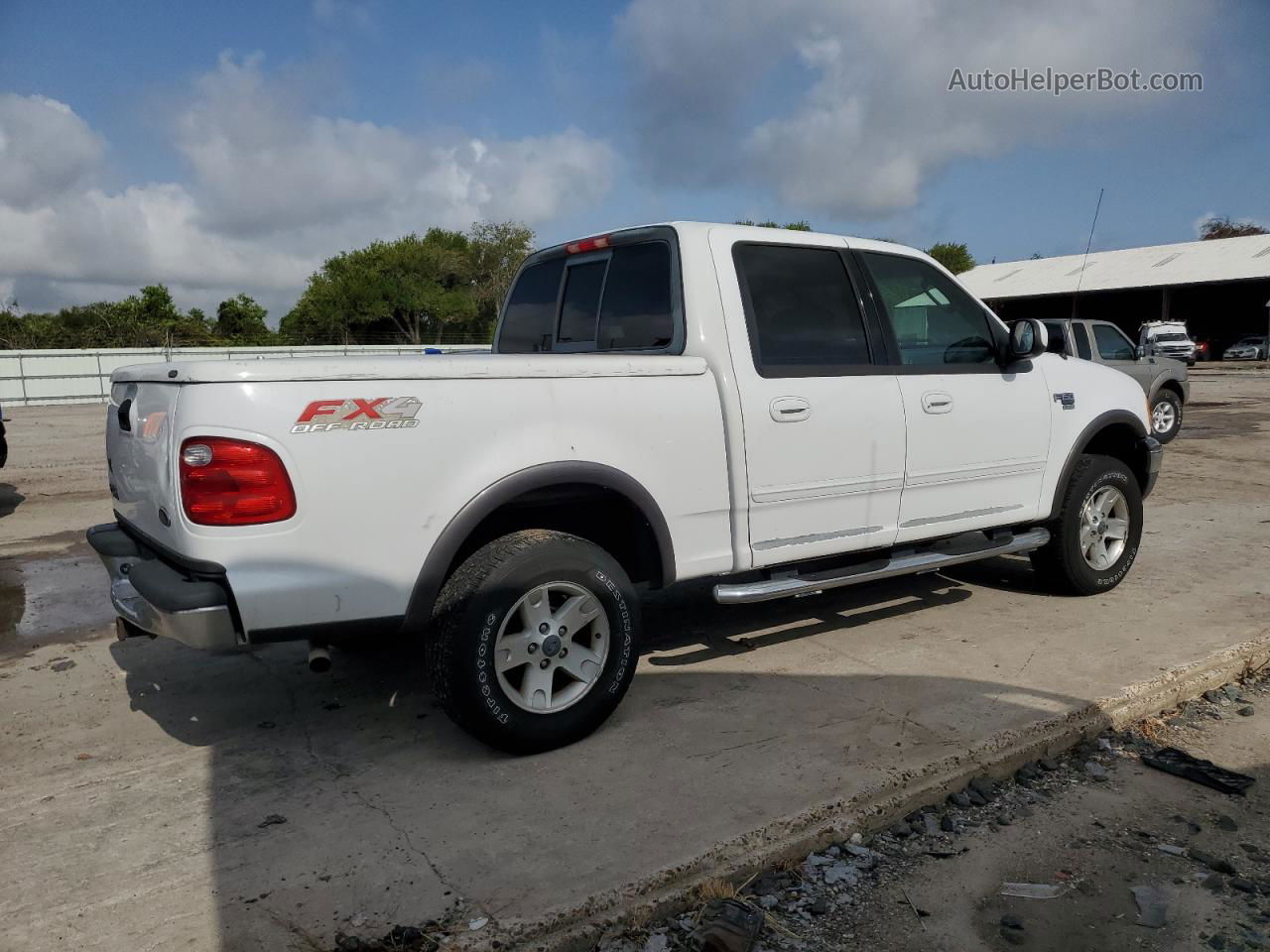 2003 Ford F150 Supercrew White vin: 1FTRW08L03KA64942