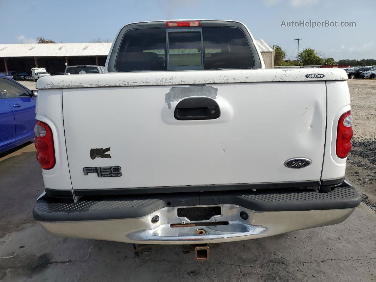 2003 Ford F150 Supercrew White vin: 1FTRW08L03KA64942