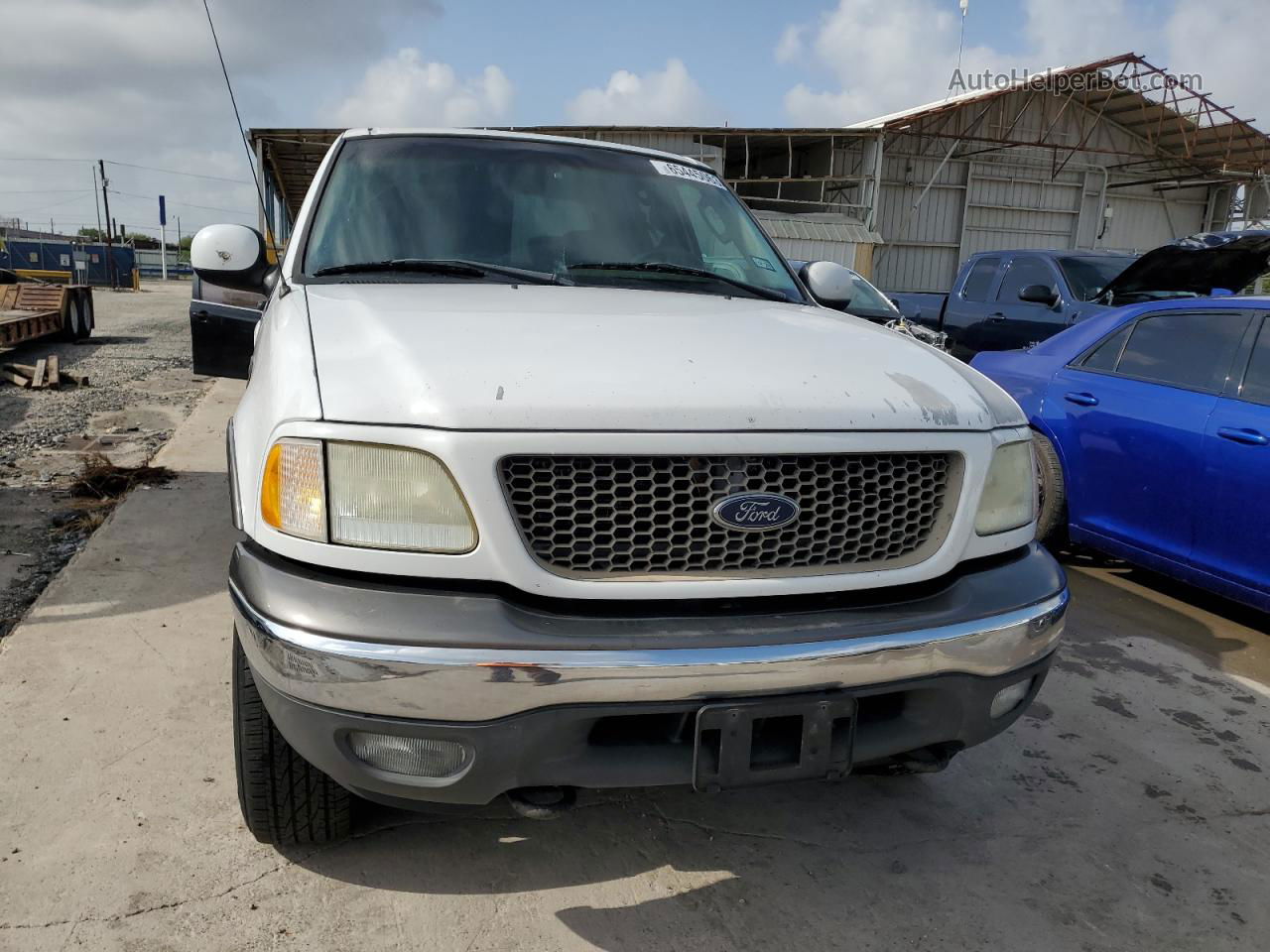 2003 Ford F150 Supercrew White vin: 1FTRW08L03KA64942