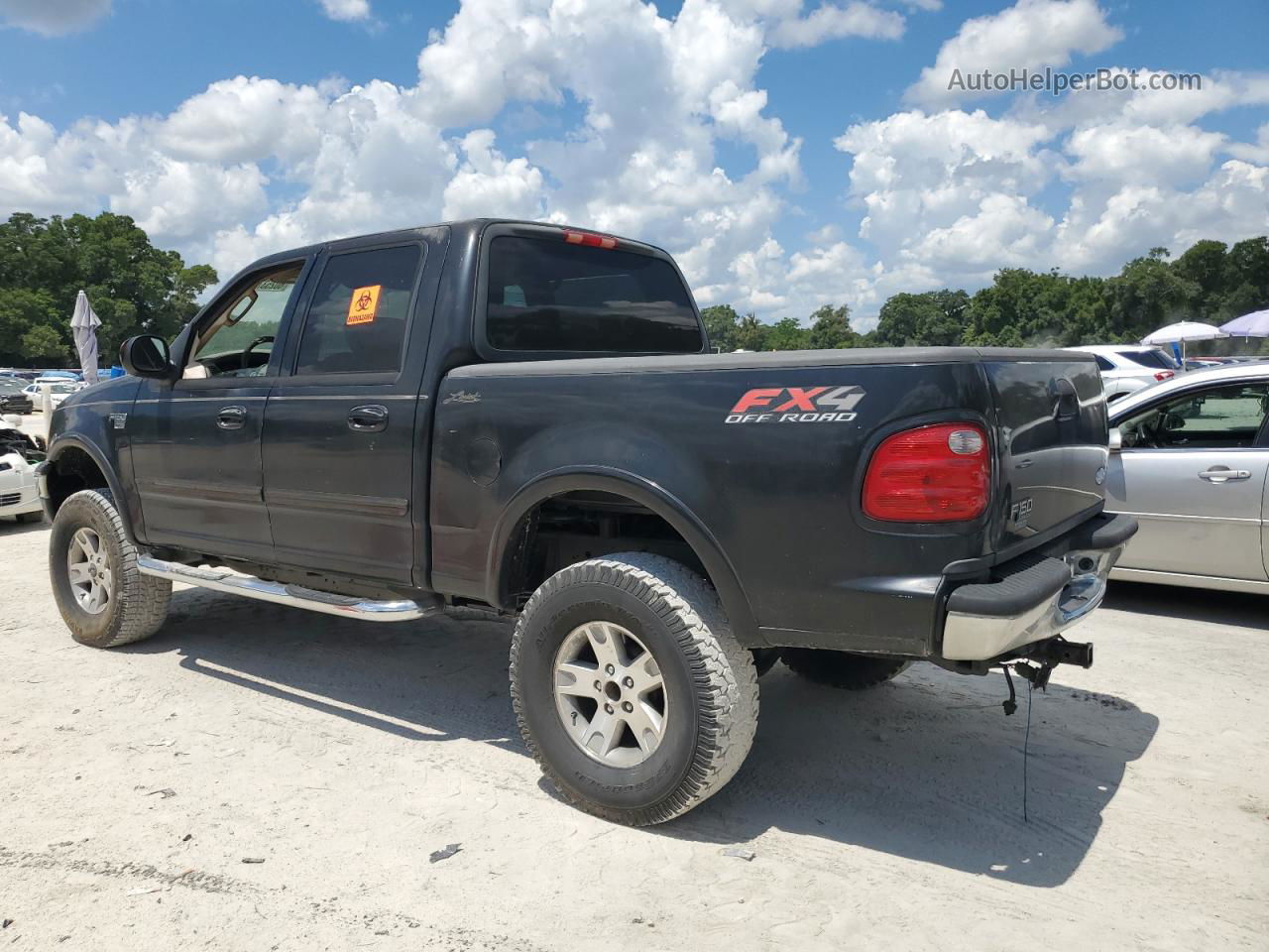 2003 Ford F150 Supercrew Black vin: 1FTRW08L03KC02074