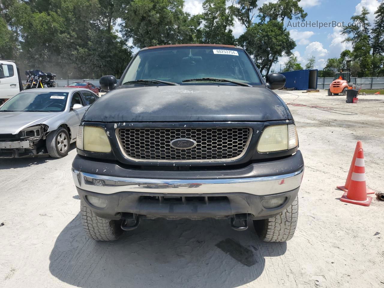 2003 Ford F150 Supercrew Black vin: 1FTRW08L03KC02074