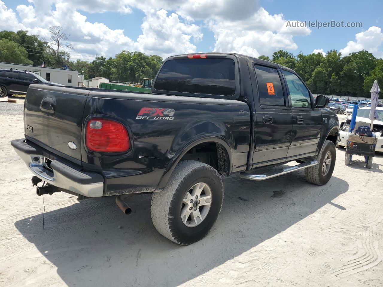 2003 Ford F150 Supercrew Black vin: 1FTRW08L03KC02074