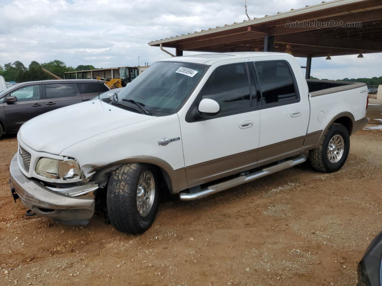 2003 Ford F150 Supercrew White vin: 1FTRW08L03KC30960