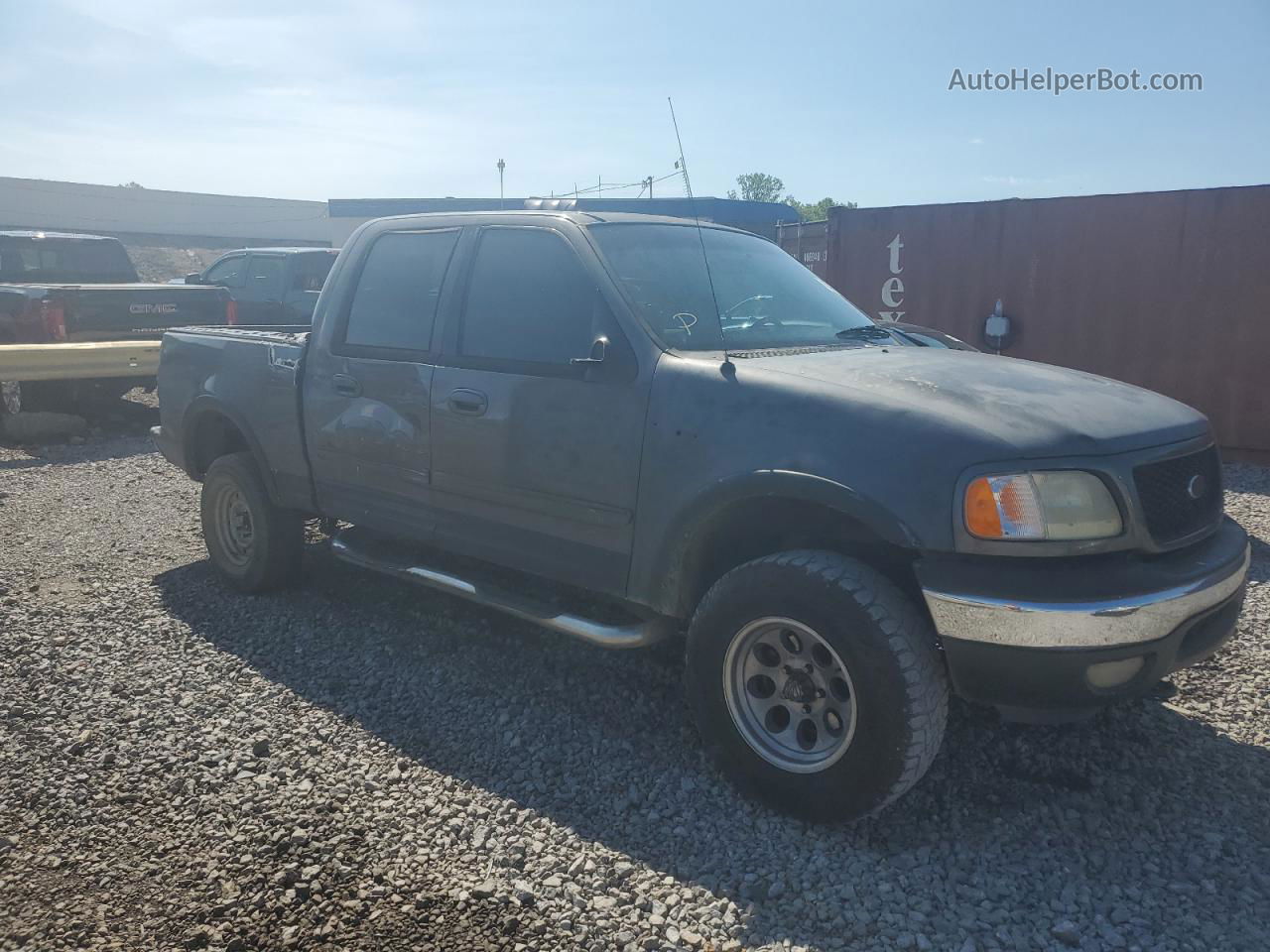 2003 Ford F150 Supercrew Gray vin: 1FTRW08L03KD05091