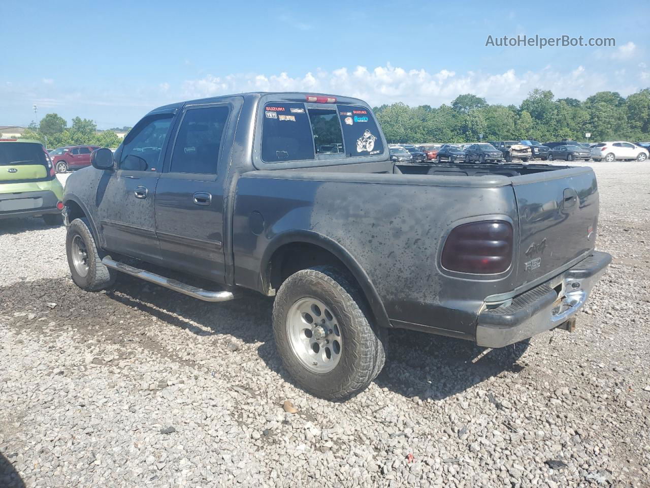 2003 Ford F150 Supercrew Gray vin: 1FTRW08L03KD05091