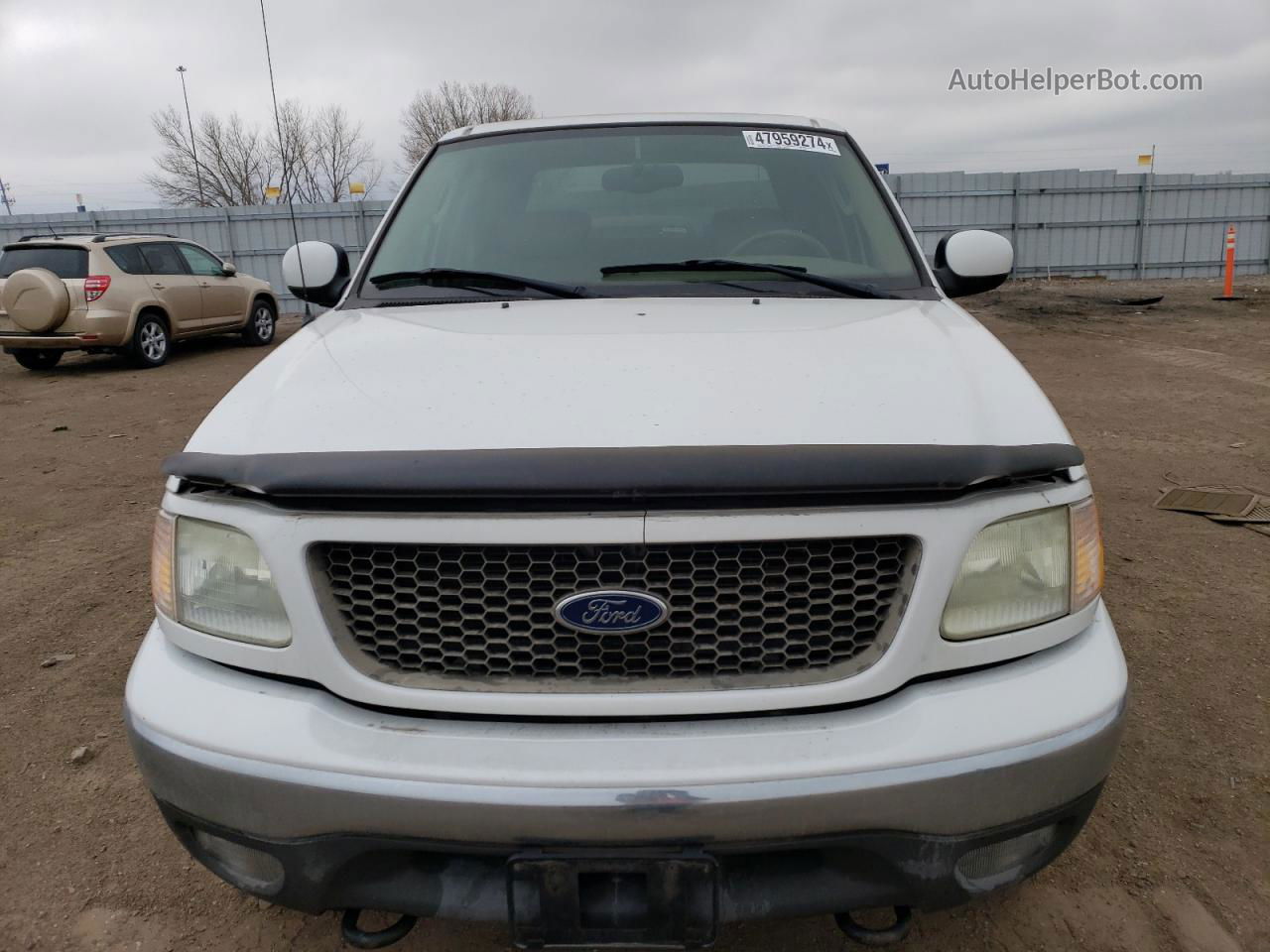 2003 Ford F150 Supercrew White vin: 1FTRW08L13KC72814