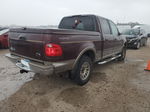 2003 Ford F150 Supercrew Maroon vin: 1FTRW08L13KD35054