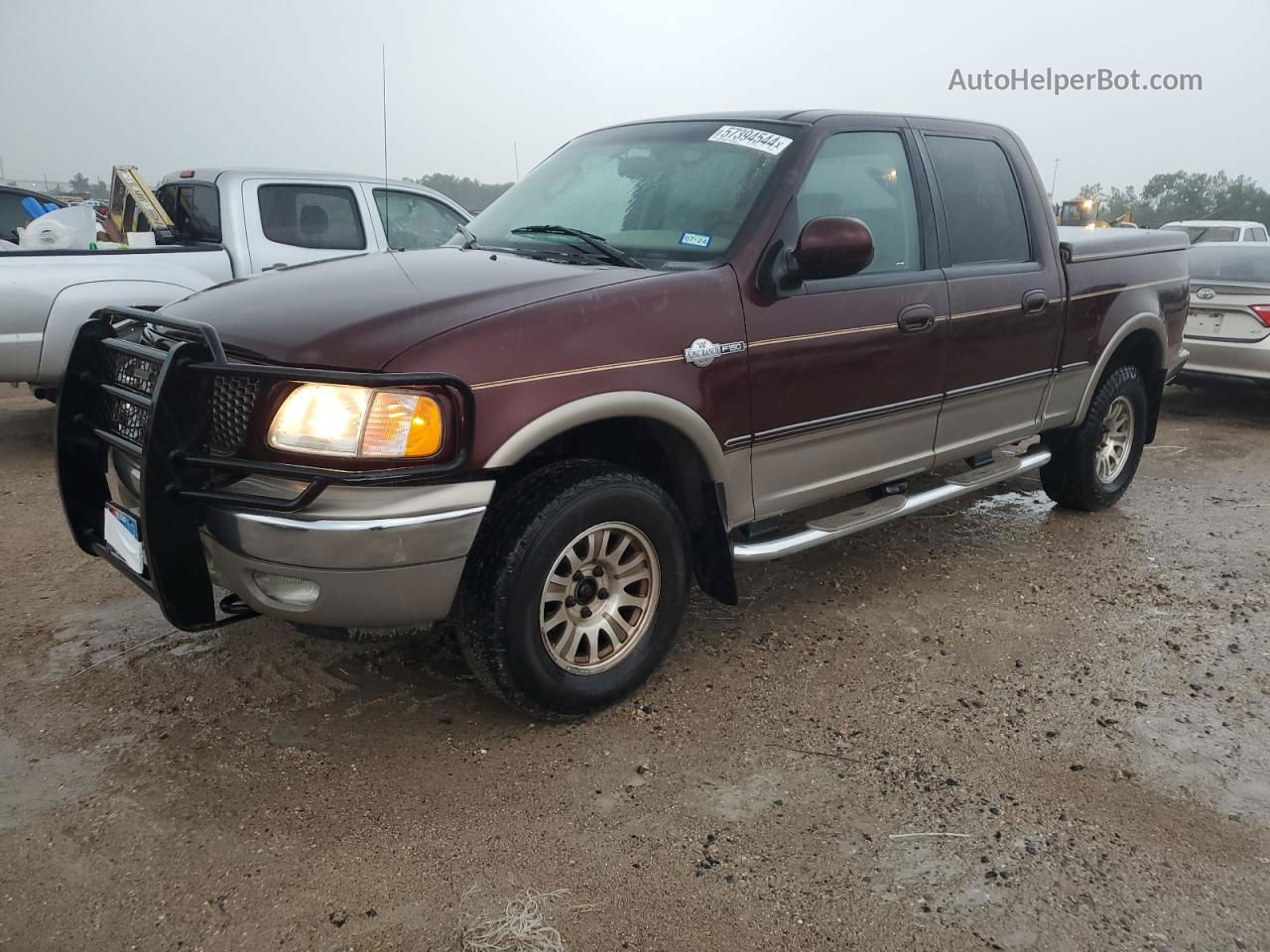 2003 Ford F150 Supercrew Maroon vin: 1FTRW08L13KD35054