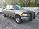 2001 Ford F150 Supercrew Tan vin: 1FTRW08L21KA42115