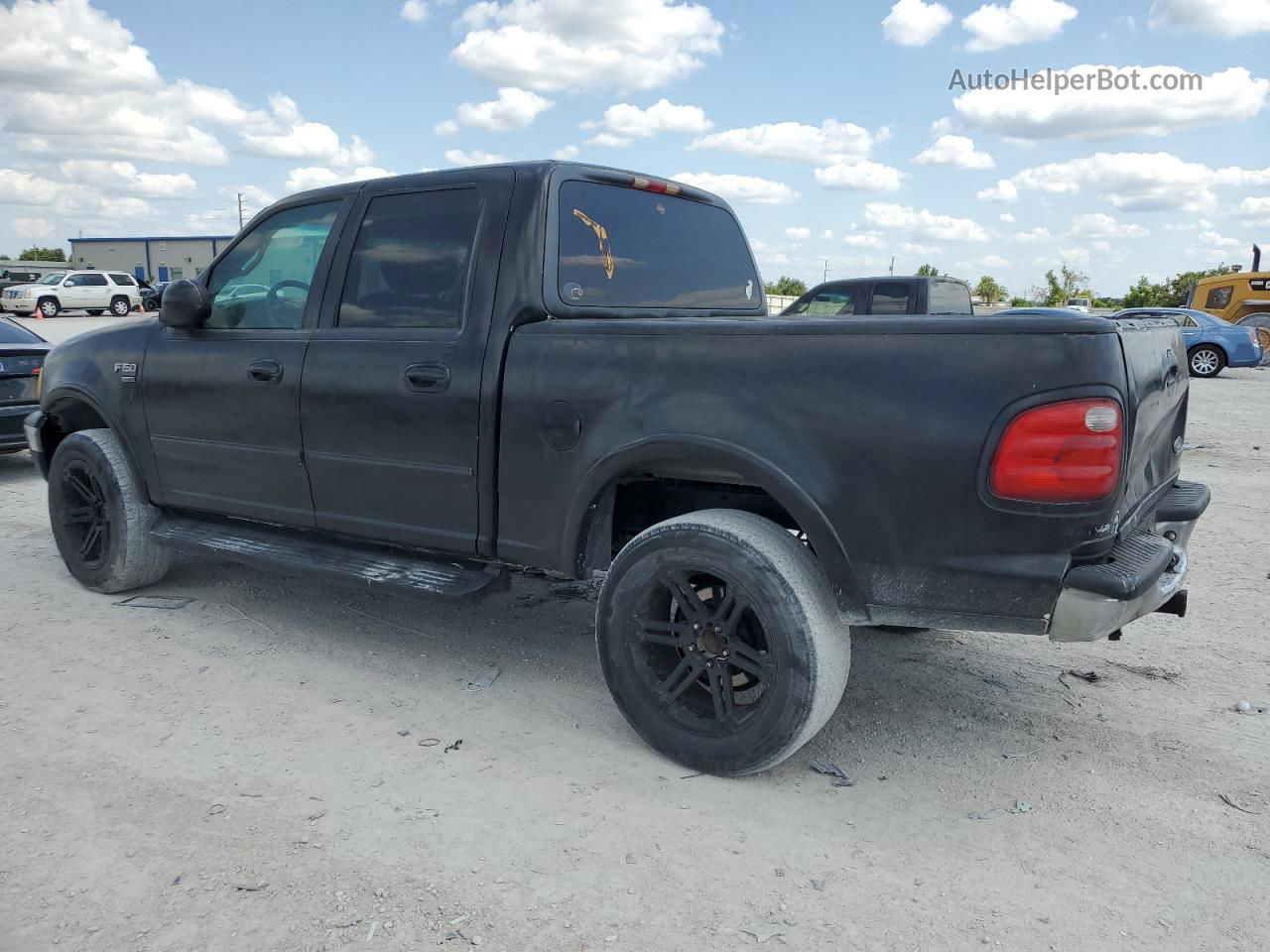 2001 Ford F150 Supercrew Black vin: 1FTRW08L21KB96470