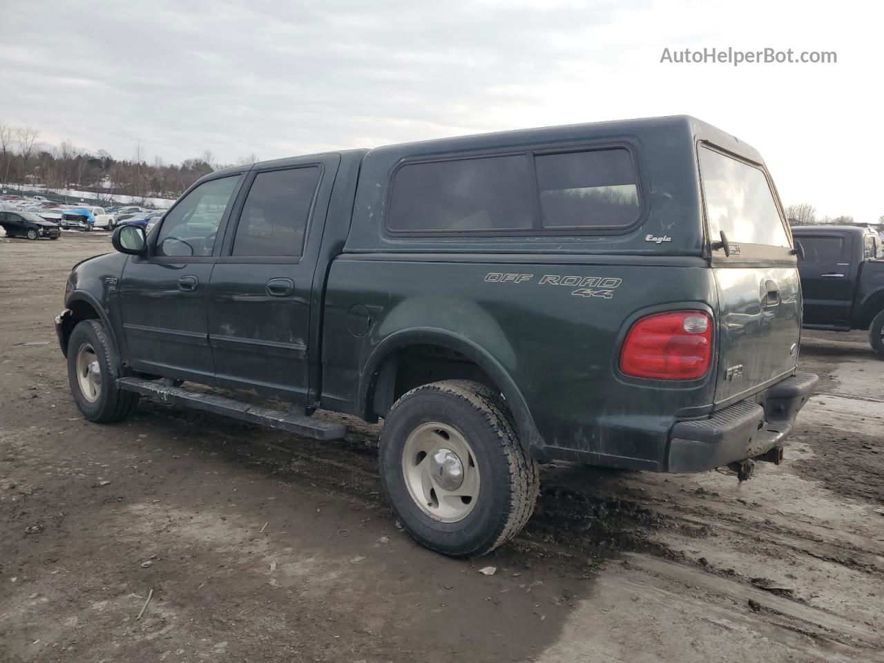 2001 Ford F150 Supercrew Зеленый vin: 1FTRW08L21KC06365