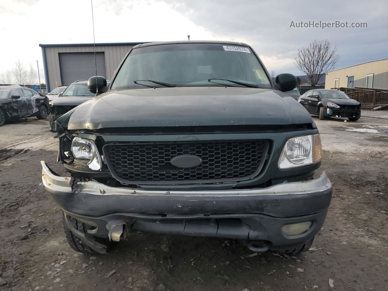 2001 Ford F150 Supercrew Green vin: 1FTRW08L21KC06365