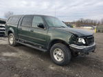 2001 Ford F150 Supercrew Green vin: 1FTRW08L21KC06365