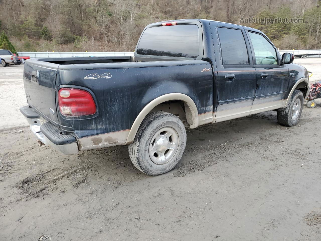 2001 Ford F150 Supercrew Black vin: 1FTRW08L21KE11801