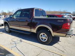 2001 Ford F150 Supercrew Burgundy vin: 1FTRW08L21KE43230