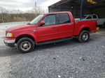 2001 Ford F150 Supercrew Red vin: 1FTRW08L21KE63395