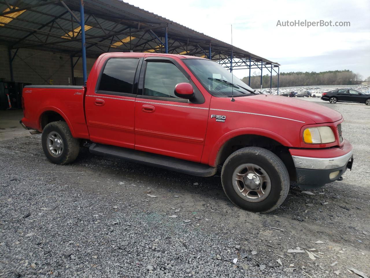 2001 Ford F150 Supercrew Red vin: 1FTRW08L21KE63395