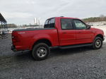 2001 Ford F150 Supercrew Red vin: 1FTRW08L21KE63395