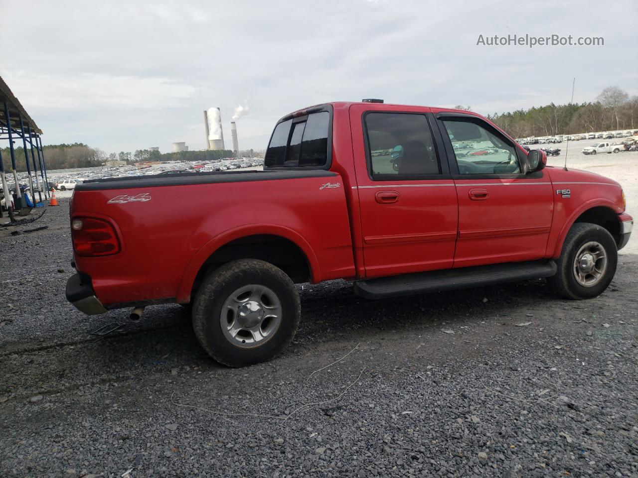 2001 Ford F150 Supercrew Red vin: 1FTRW08L21KE63395