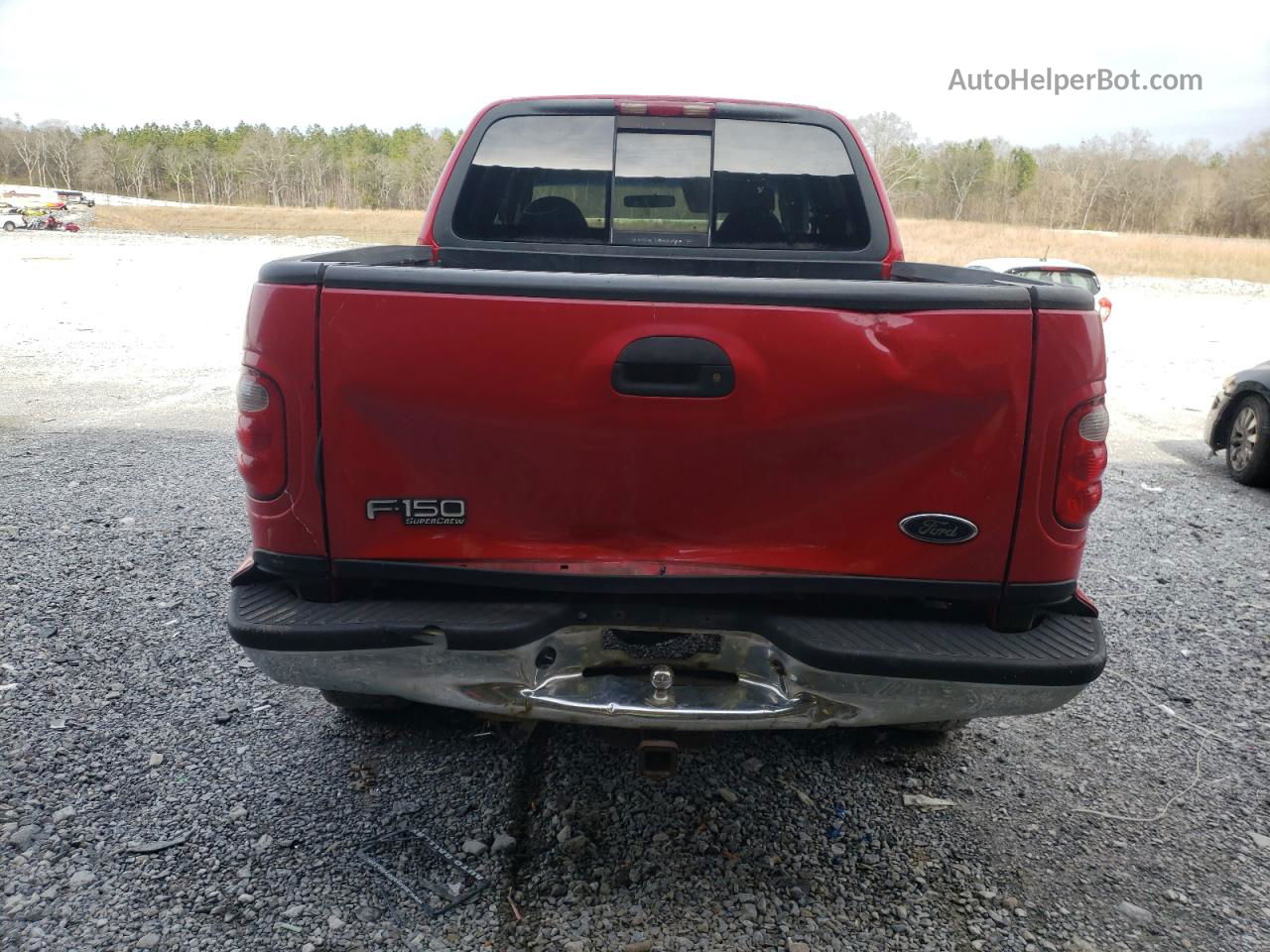 2001 Ford F150 Supercrew Red vin: 1FTRW08L21KE63395