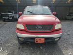 2001 Ford F150 Supercrew Red vin: 1FTRW08L21KE63395