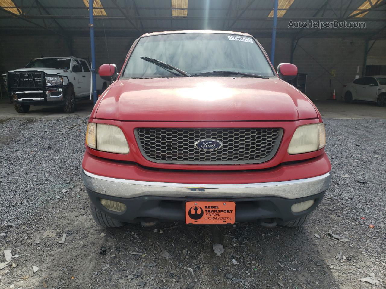 2001 Ford F150 Supercrew Red vin: 1FTRW08L21KE63395