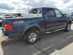 2003 Ford F150 Supercrew Blue vin: 1FTRW08L23KB72009