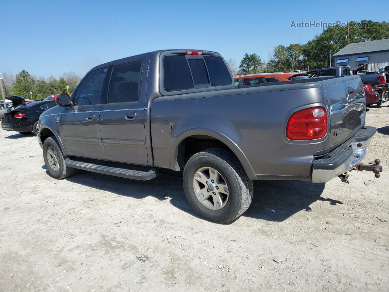 2003 Ford F150 Supercrew Gray vin: 1FTRW08L23KC09415