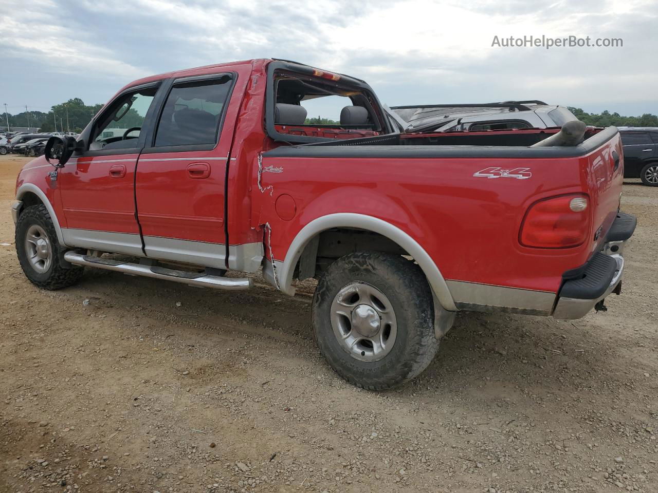 2003 Ford F150 Supercrew Red vin: 1FTRW08L23KD73909