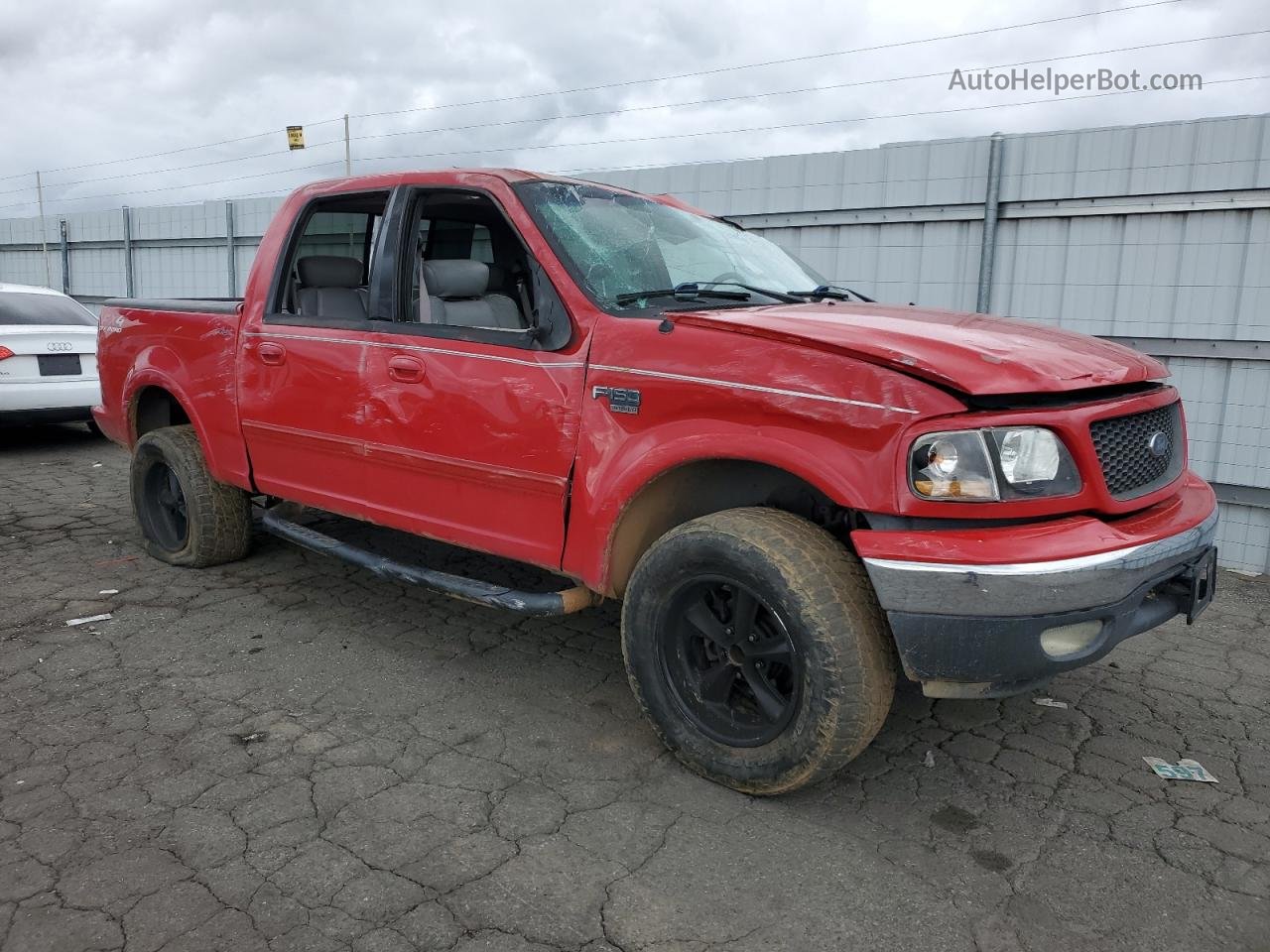 2001 Ford F150 Supercrew Red vin: 1FTRW08L31KC34532