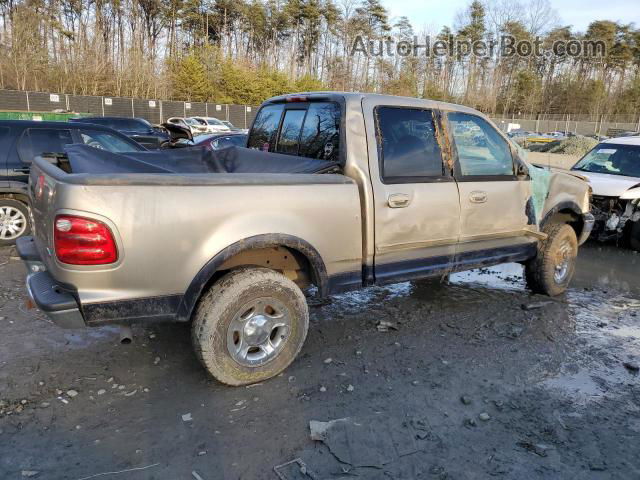 2001 Ford F150 Supercrew Gold vin: 1FTRW08L31KD77321