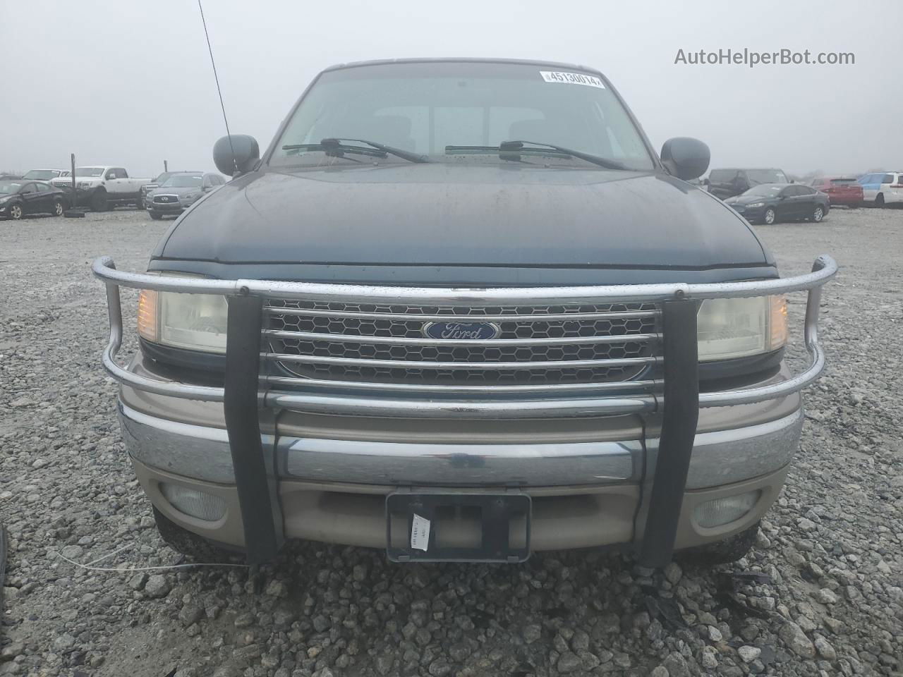 2003 Ford F150 Supercrew Blue vin: 1FTRW08L33KC59188