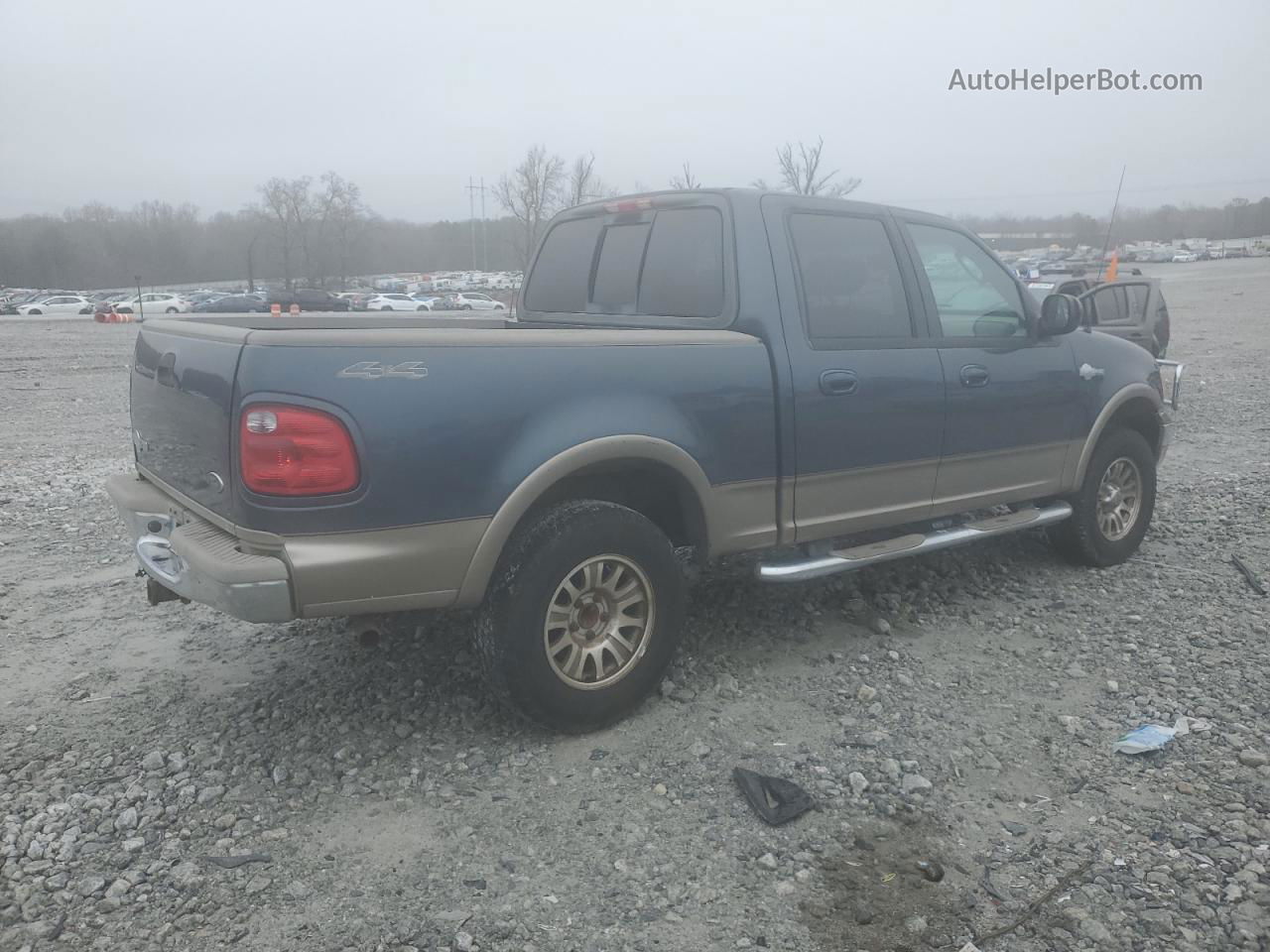 2003 Ford F150 Supercrew Blue vin: 1FTRW08L33KC59188