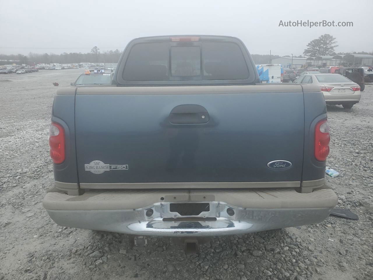 2003 Ford F150 Supercrew Blue vin: 1FTRW08L33KC59188